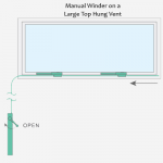 Manual Winding ear Window Opener