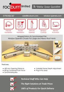 Window Openers For Large Roof Vents