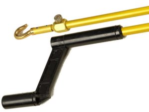 Rocburn - Adjustable Aluminium Opener Pole - 1.5 to 3 meter - Gold Anodised With Plastic Handle Rocburn - Adjustable Aluminium Opener Pole - 1.5 to 3 meter - Gold Anodised With Plastic Handle