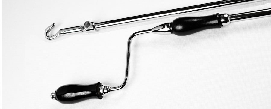 Rocburn adjustable pole 1.5-3m in chrome