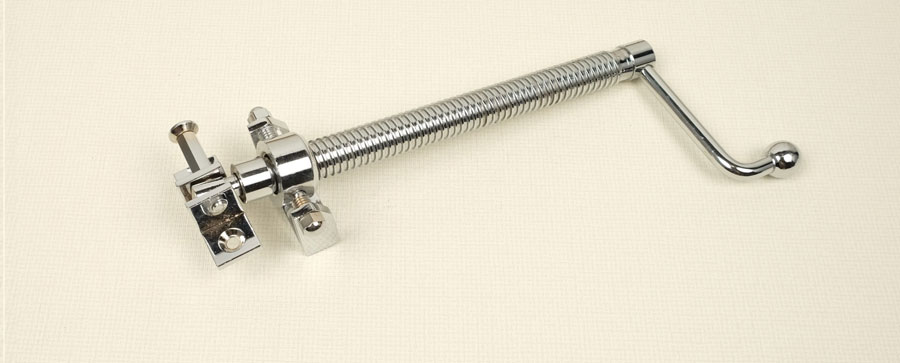 Rocburn Long H Telescopic Screw jack in chrome