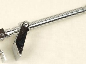 Rocburn - Long Telescopic Screwjack - Large Brackets - Chrome Rocburn - Long Telescopic Screwjack - Large Brackets - Chrome