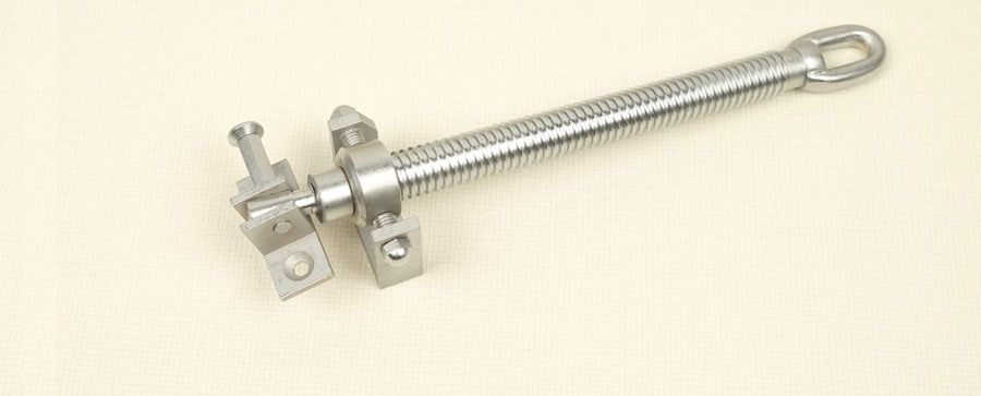Rocburn long telescopic screw jack sb in satin chrome
