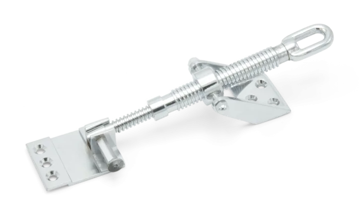 Rocburn - Short Telescopic Screwjack - Large Brackets - Chrome