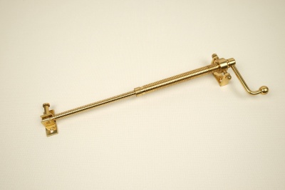 Rocburn - Long Handle Style Telescopic Screwjack - Small Brackets - Brass