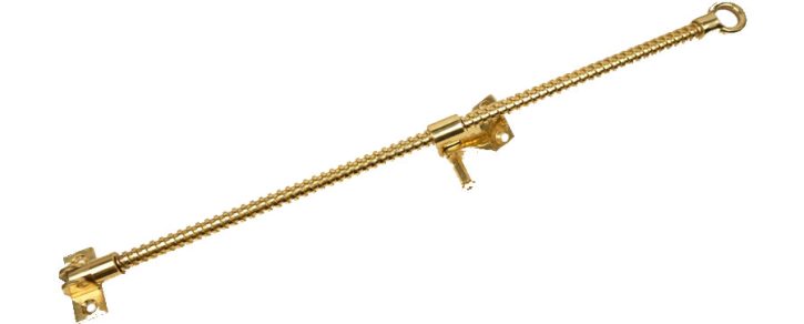 Rocburn - Single Thread Screwjack - 450mm - Brass