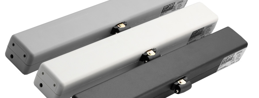 Topp C20 window actuators in a range of 3 colours