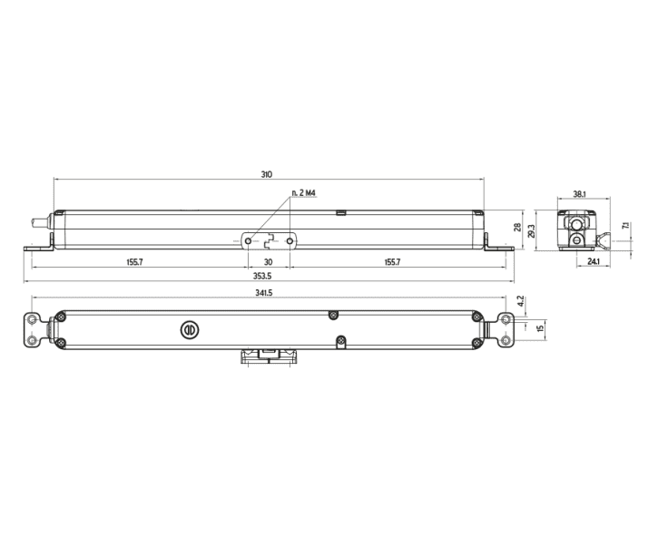 KIMO 24V Chain Actuator