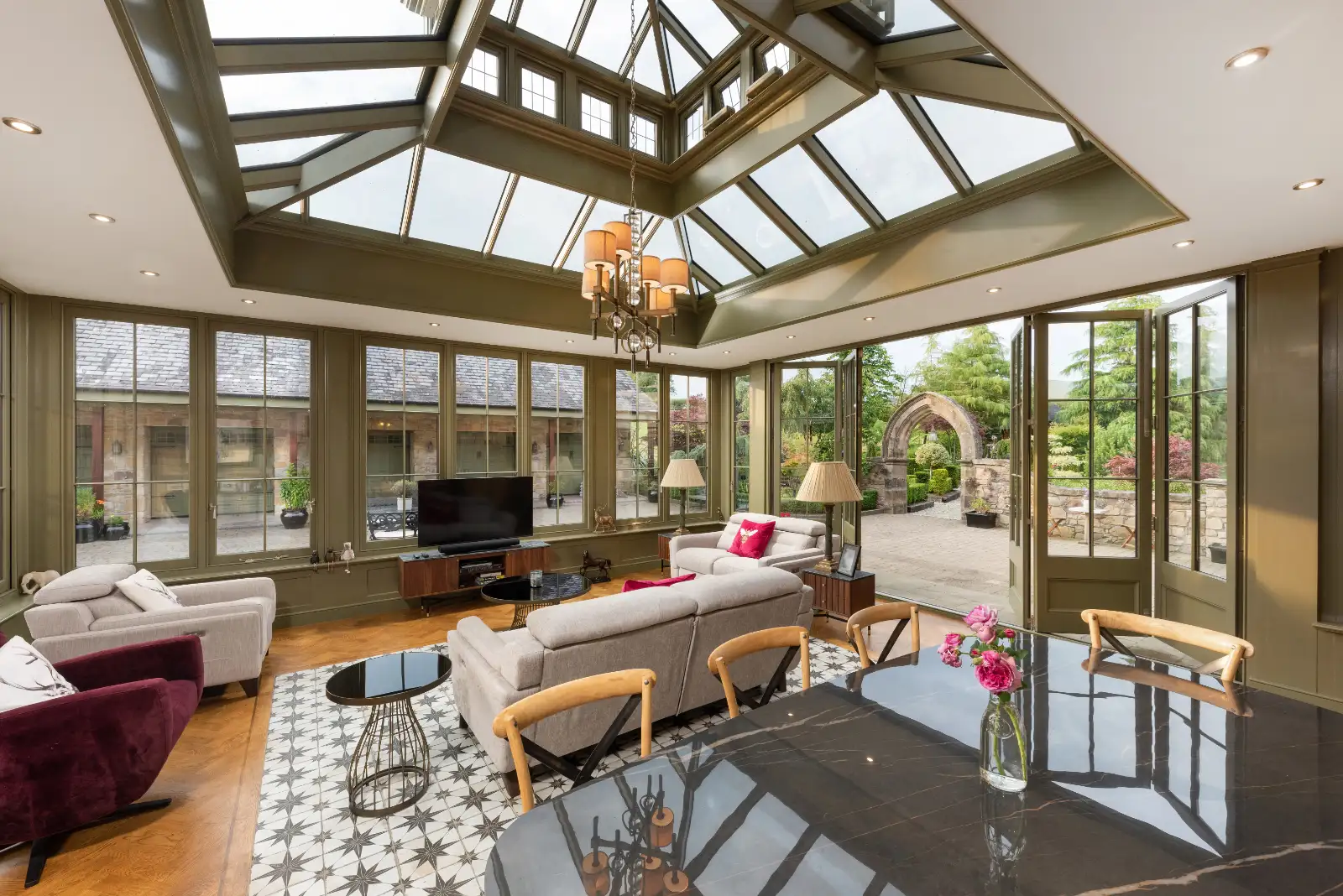 Conservatory with ACK4 Openers