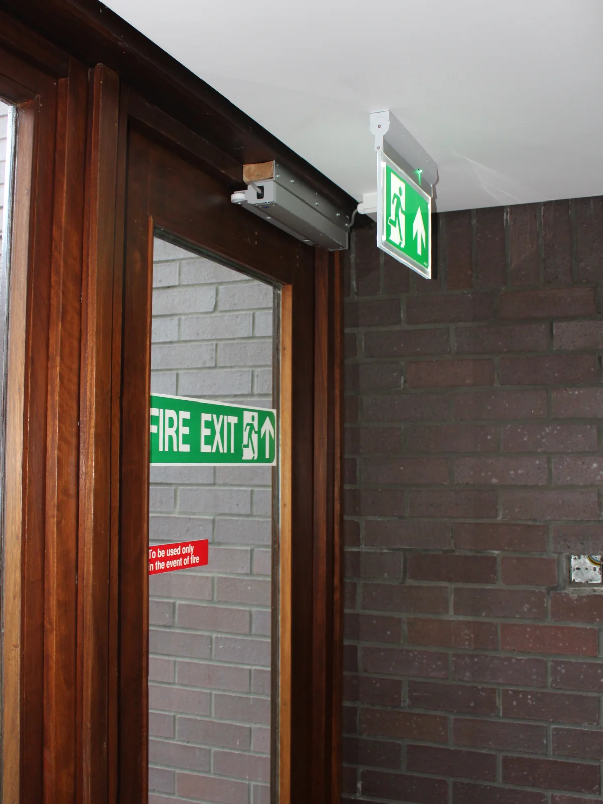 Crown Reach FTA 600 on Fire Exit