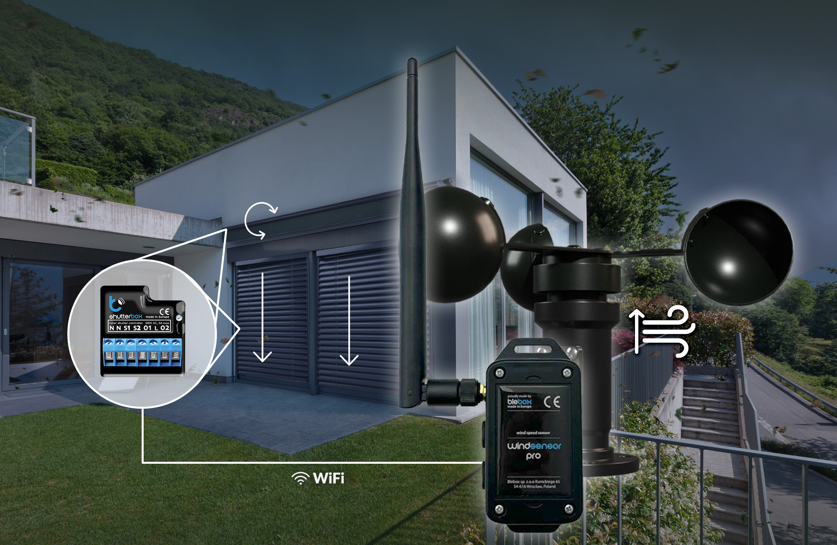 windSensor Pro with device control windSensor Pro with device control