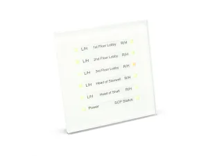 KNX Glass LED Indicator Mimic Panel KNX Glass LED Indicator Mimic Panel